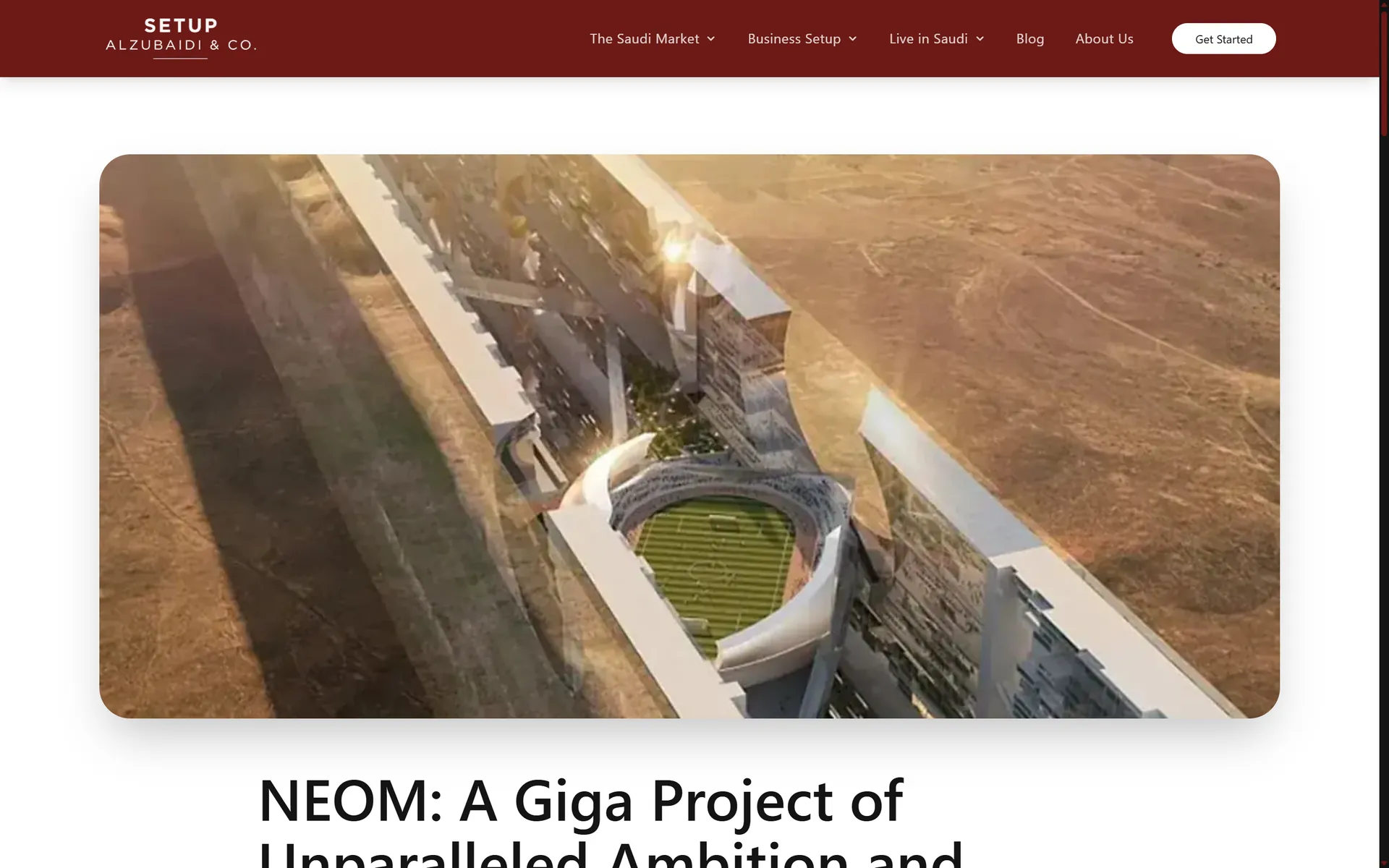 The NEOM giga-project guide