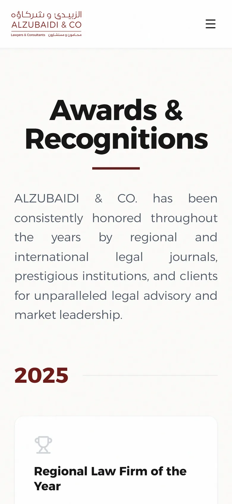 Awards and recognitions