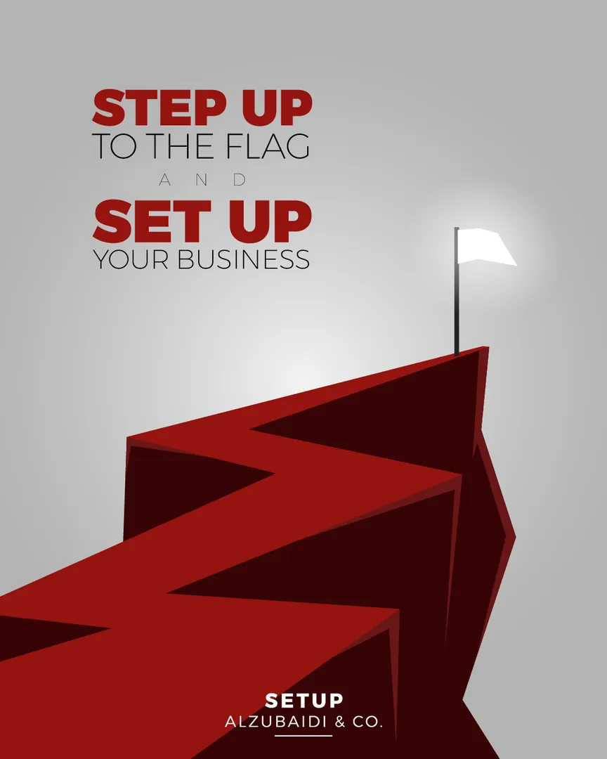 Setup Alzubaidi post: Step up to the flag and set up your business